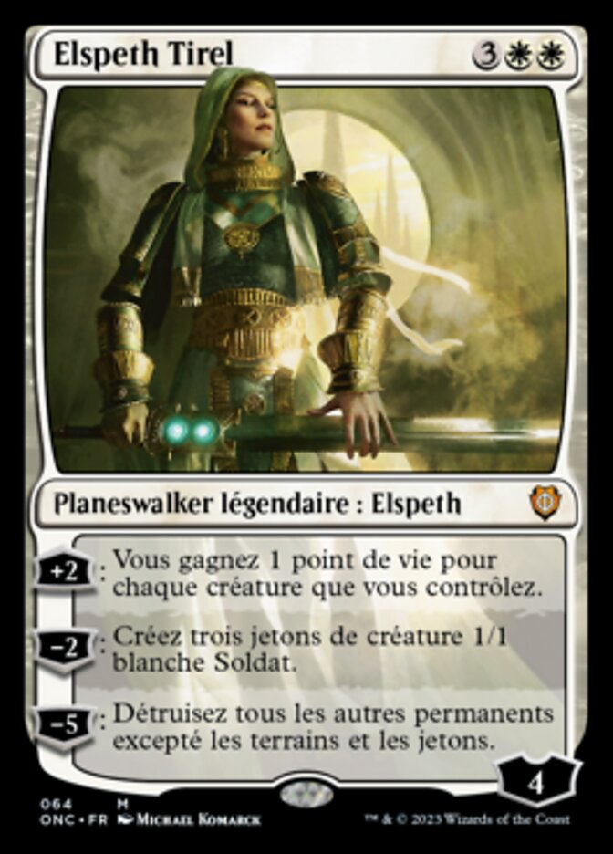 Elspeth Tirel — Phyrexia: All Will Be One Commander 64/174