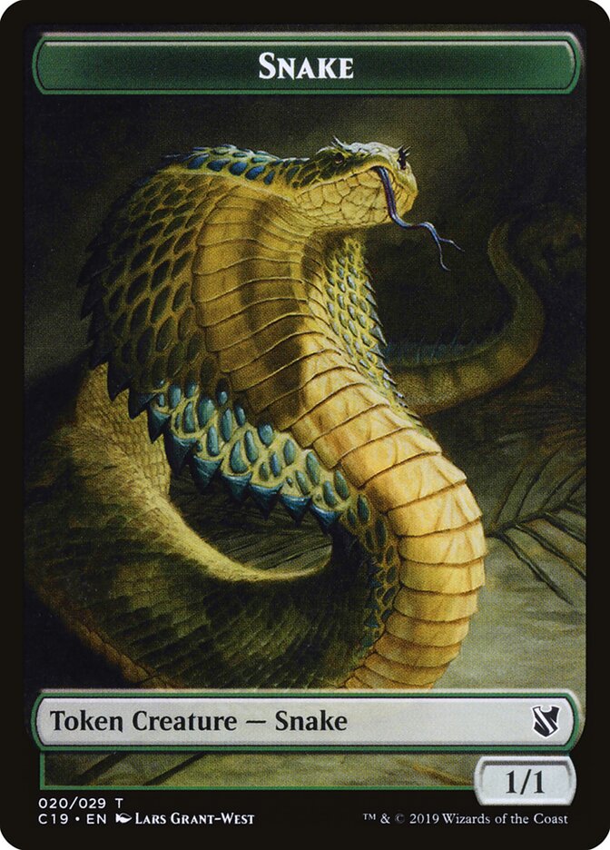 Snake — Commander 2019 Tokens 20/29