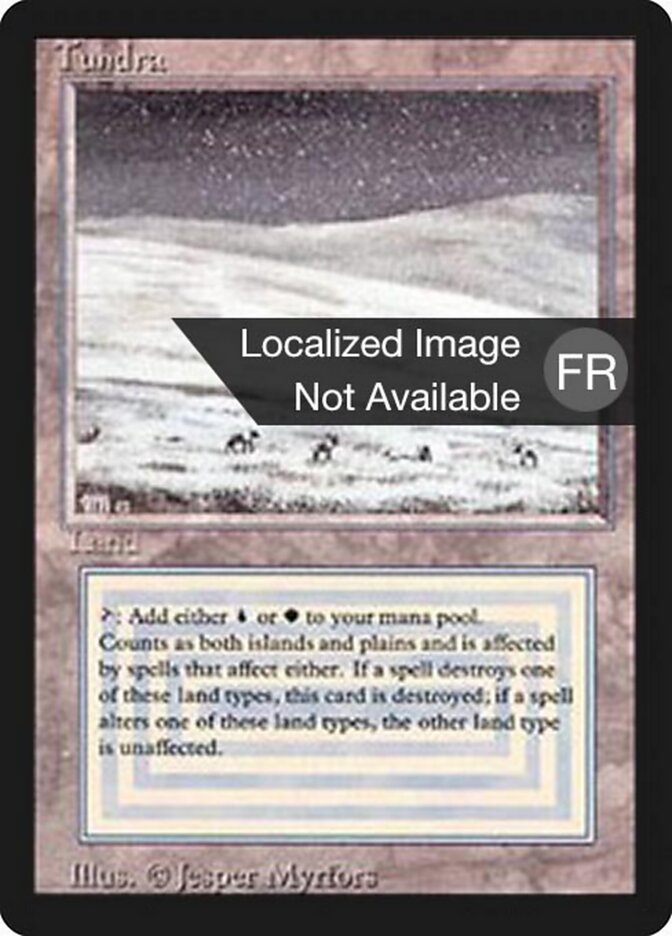 Tundra — Foreign Black Border 289/307