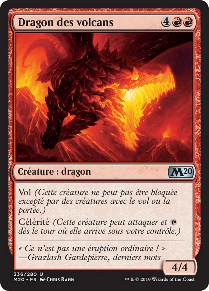 Dragon des volcans — Core Set 2020 336/345