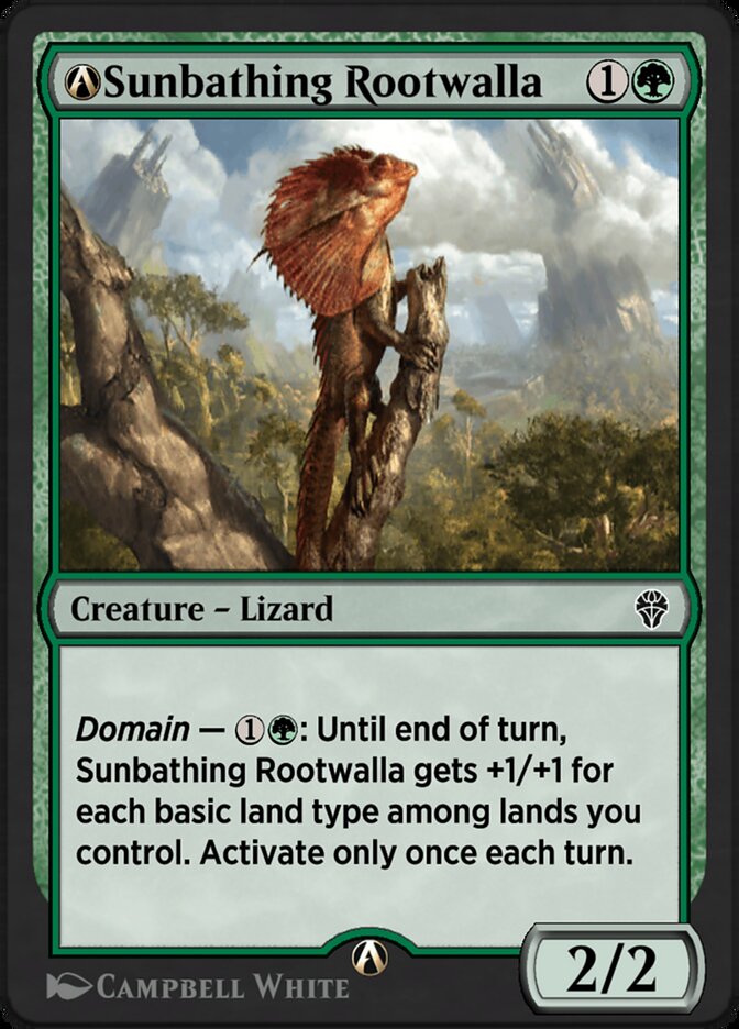 A-Sunbathing Rootwalla — Dominaria United A-181/453