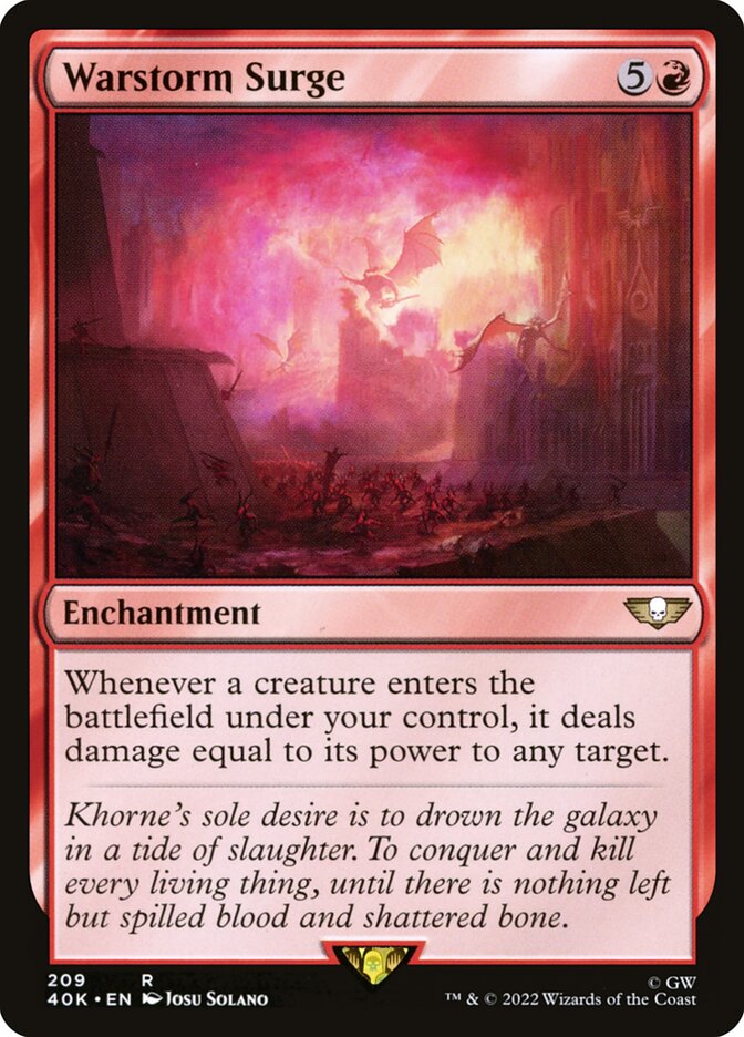 Warstorm Surge — Warhammer 40,000 Commander 209/617