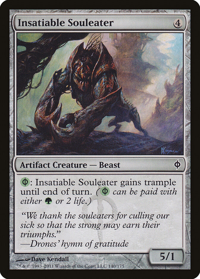 Insatiable Souleater — New Phyrexia 140/175
