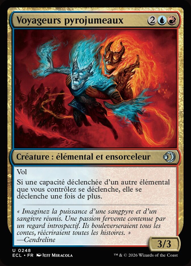 Voyageurs pyrojumeaux — Lorwyn Eclipsed 248/408