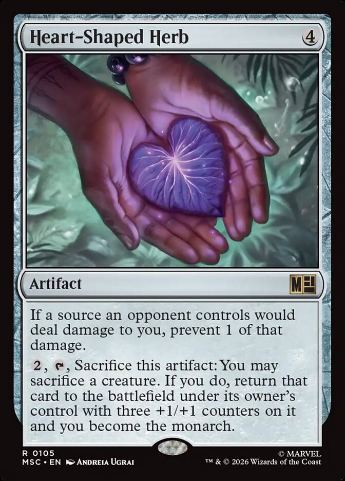 Heart-Shaped Herb — Marvel Super Heroes Commander 105/866