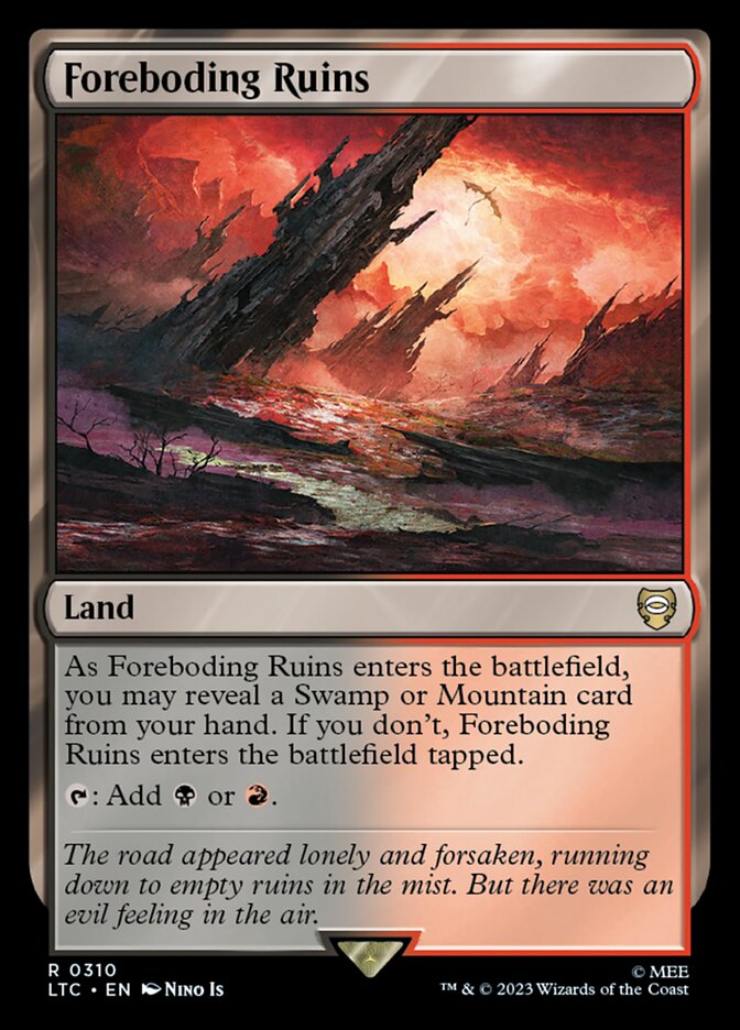 Foreboding Ruins — Tales of Middle-earth Commander 310/591