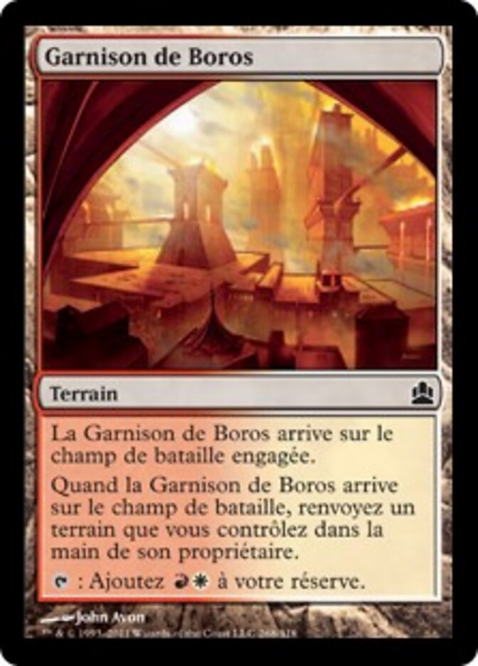 Garnison de Boros — Commander 2011 268/318
