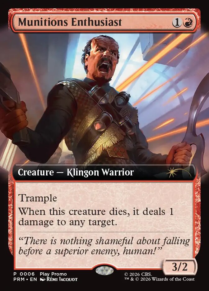 Munitions Enthusiast — Wizards Play Network 2026 18/23