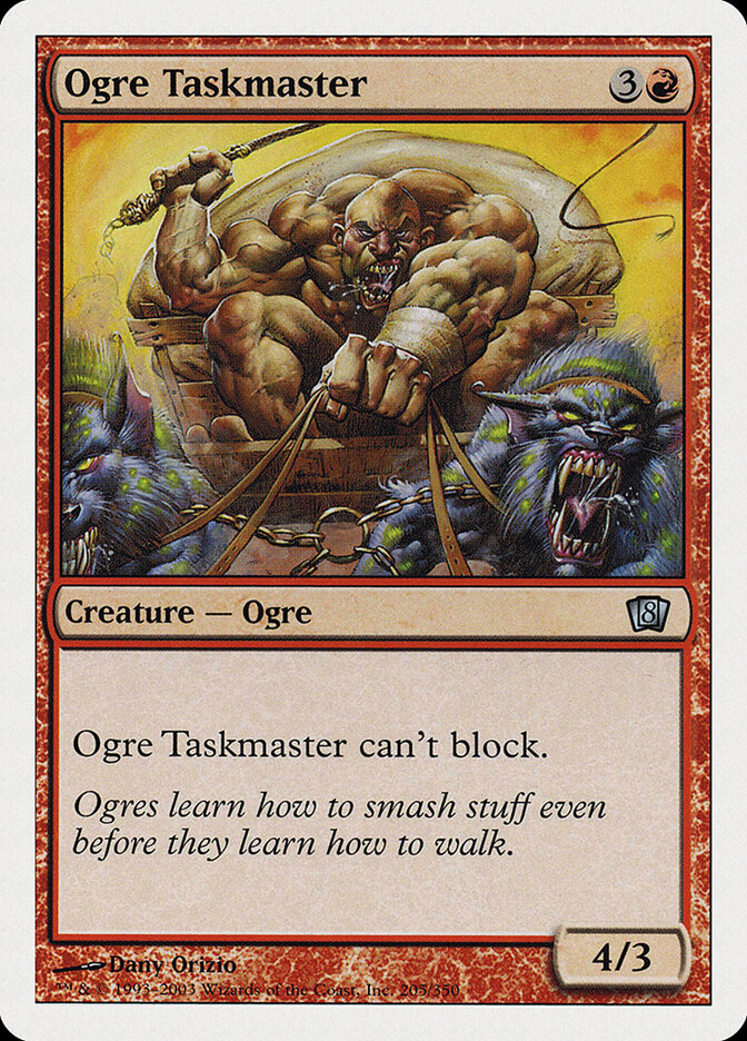 Ogre Taskmaster — Eighth Edition 205/710