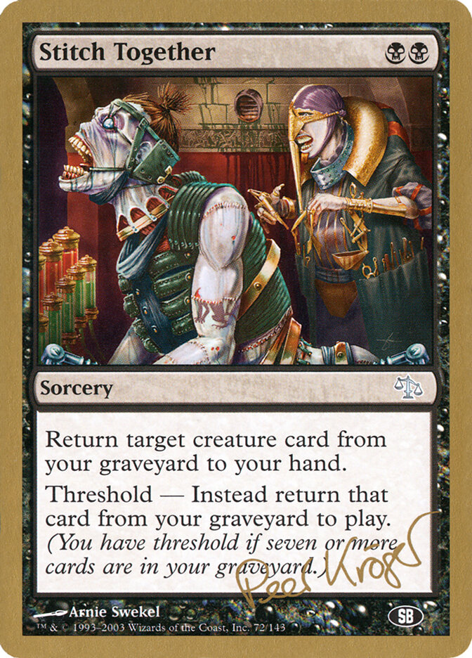 Stitch Together — World Championship Decks 2003 pk72sb/142