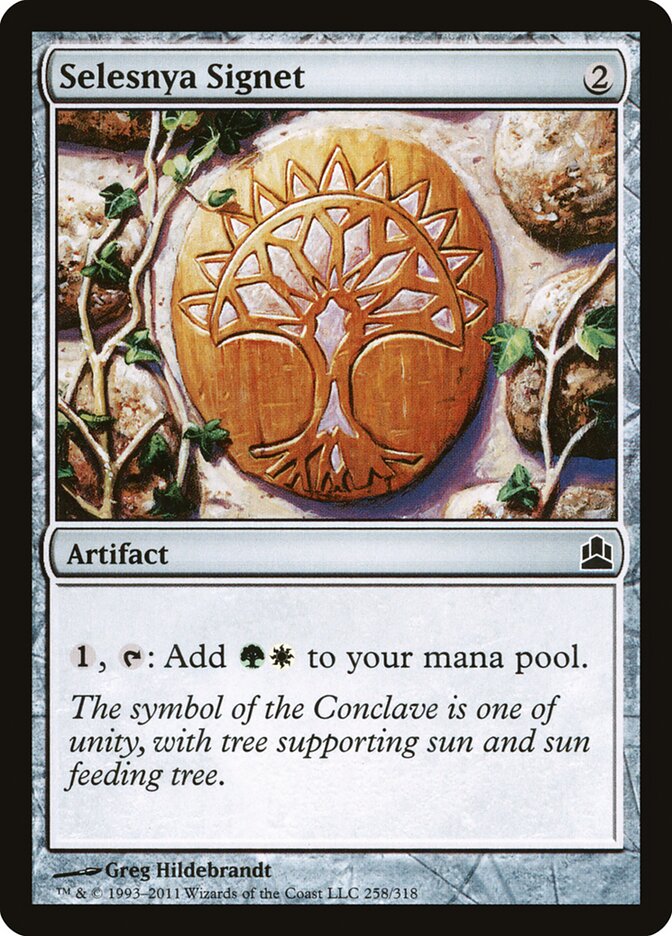 Selesnya Signet — Commander 2011 258/318