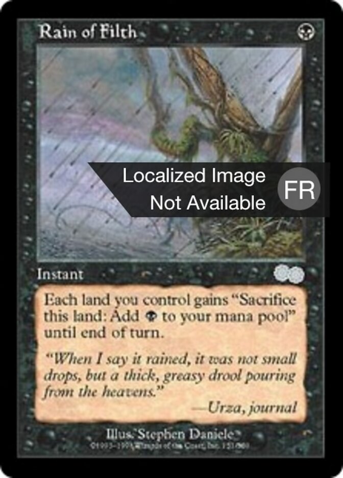 Pluie d'immondices — Urza's Saga 151/357