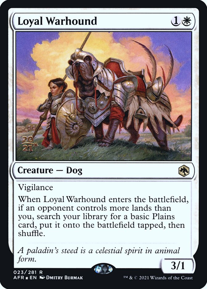 Loyal Warhound — Adventures in the Forgotten Realms Promos 23s/241