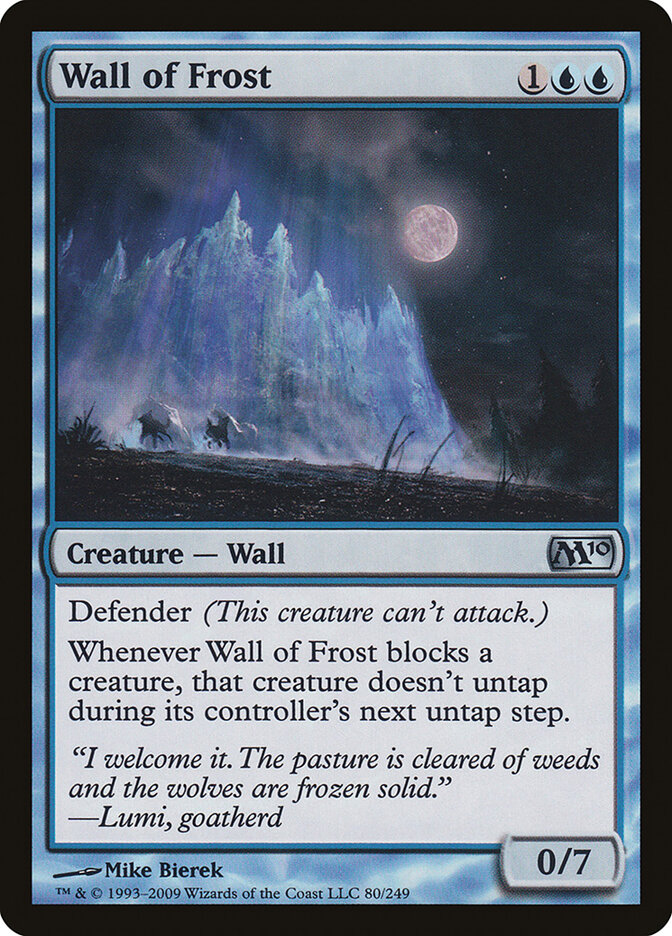 Wall of Frost — Magic 2010 80/249