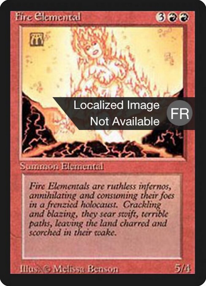 Fire Elemental — Foreign Black Border 149/307