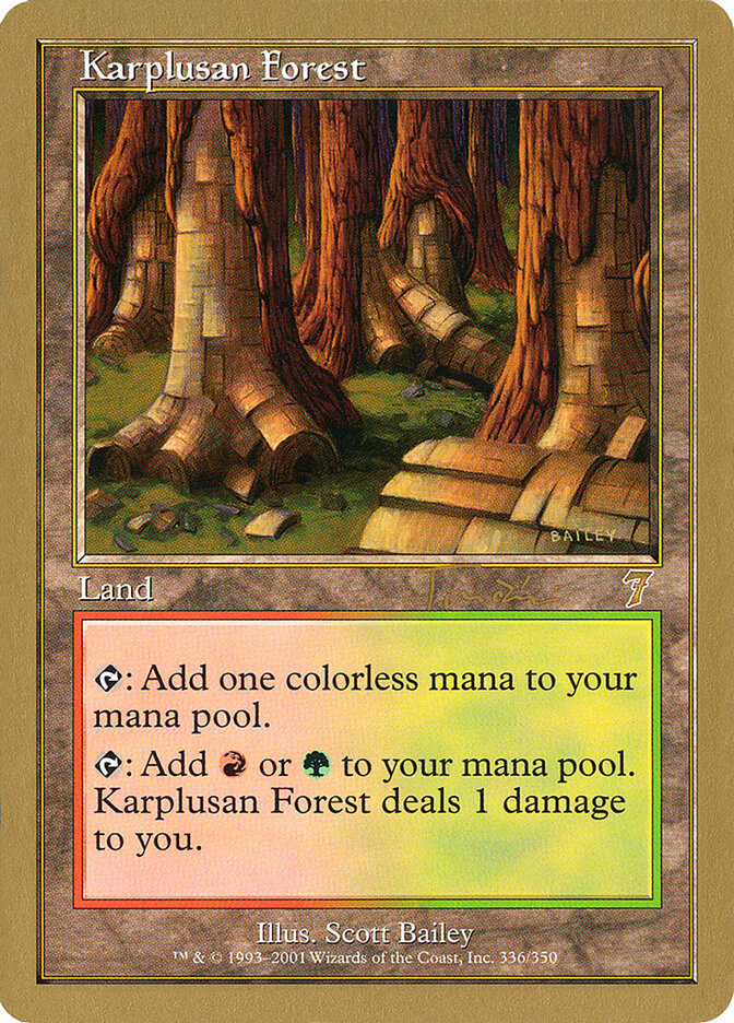 Karplusan Forest — World Championship Decks 2001 jt336/138