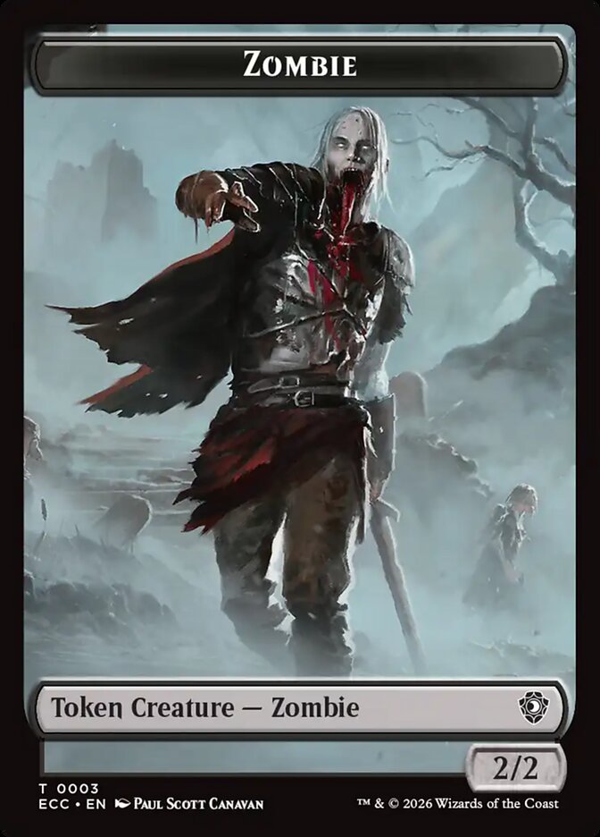 Zombie — Lorwyn Eclipsed Commander Tokens 3/13