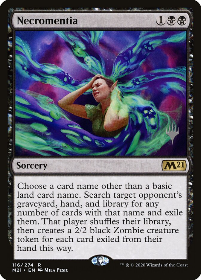Necromentia — Core Set 2021 Promos 116p/137
