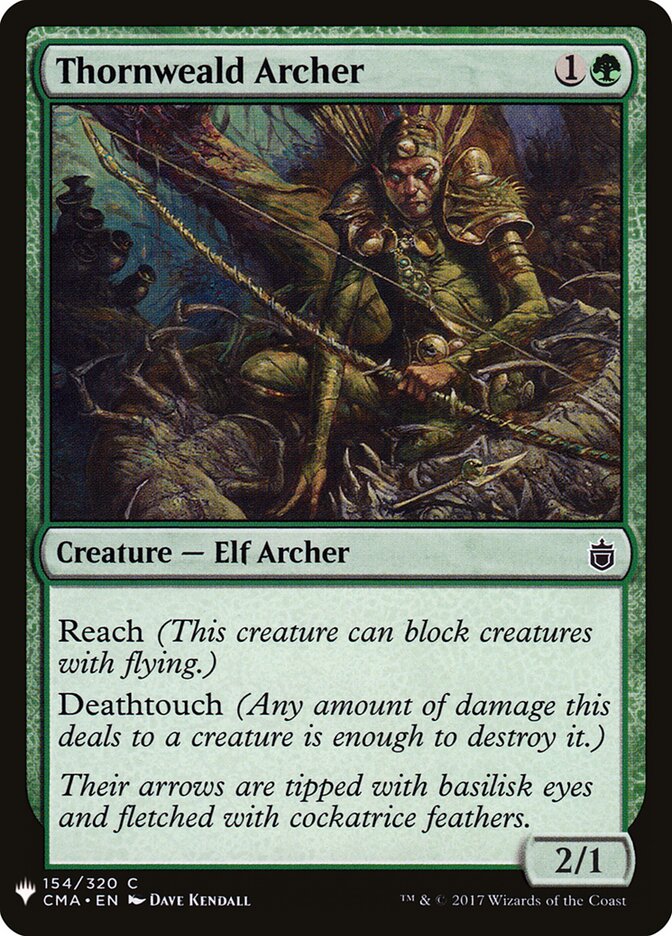 Thornweald Archer — The List CMA-154/5581