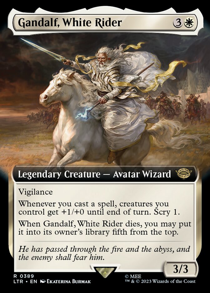 Gandalf, White Rider — The Lord of the Rings: Tales of Middle-earth 389/856