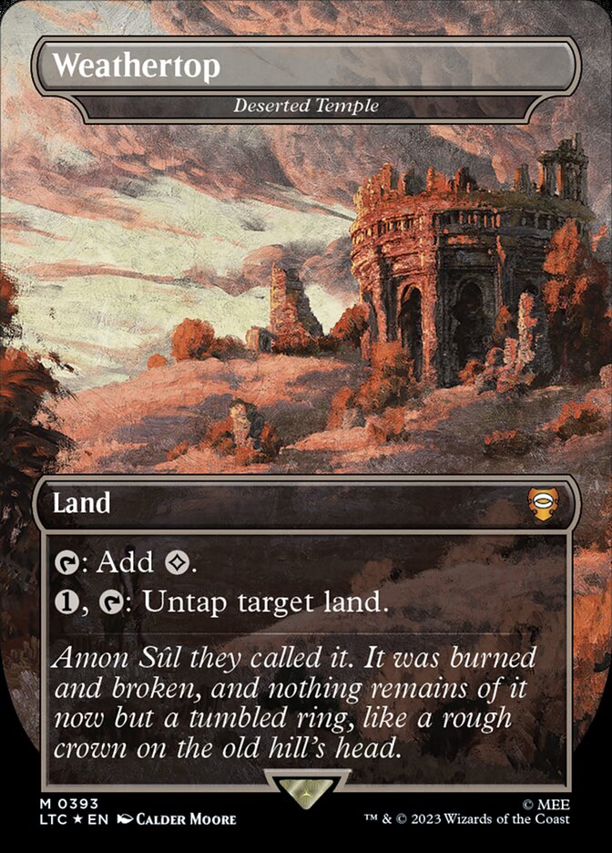 Deserted Temple — Tales of Middle-earth Commander 393/591