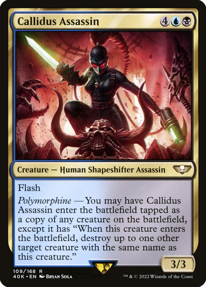 Callidus Assassin — Warhammer 40,000 Commander 109/617