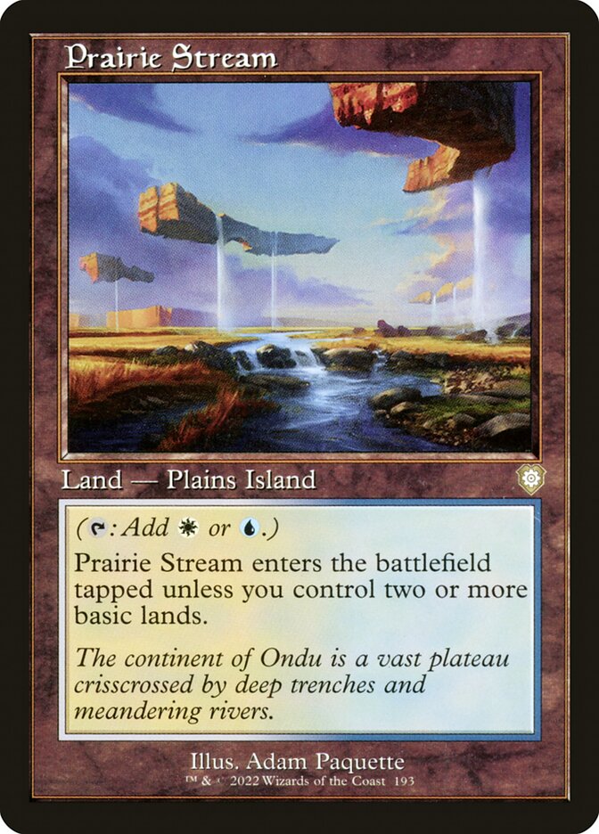 Prairie Stream — The Brothers' War Commander 193/209