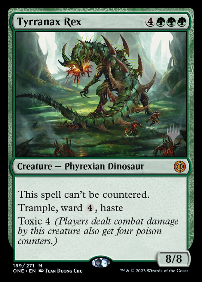 Tyrranax Rex — Phyrexia: All Will Be One Promos 189p/160