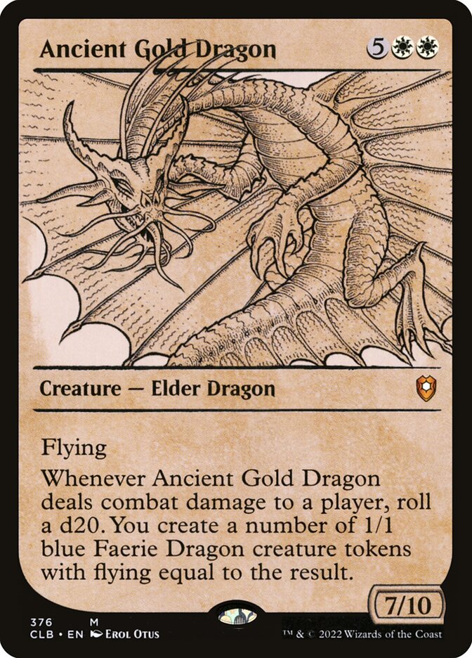 Ancient Gold Dragon — Commander Legends: Battle for Baldur's Gate 376/936