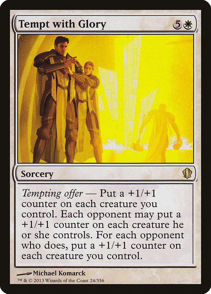 Tempt with Glory — Commander 2013 24/356