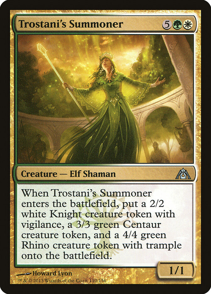 Trostani's Summoner — Dragon's Maze 110/156