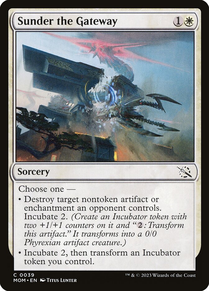 Sunder the Gateway — March of the Machine 39/387