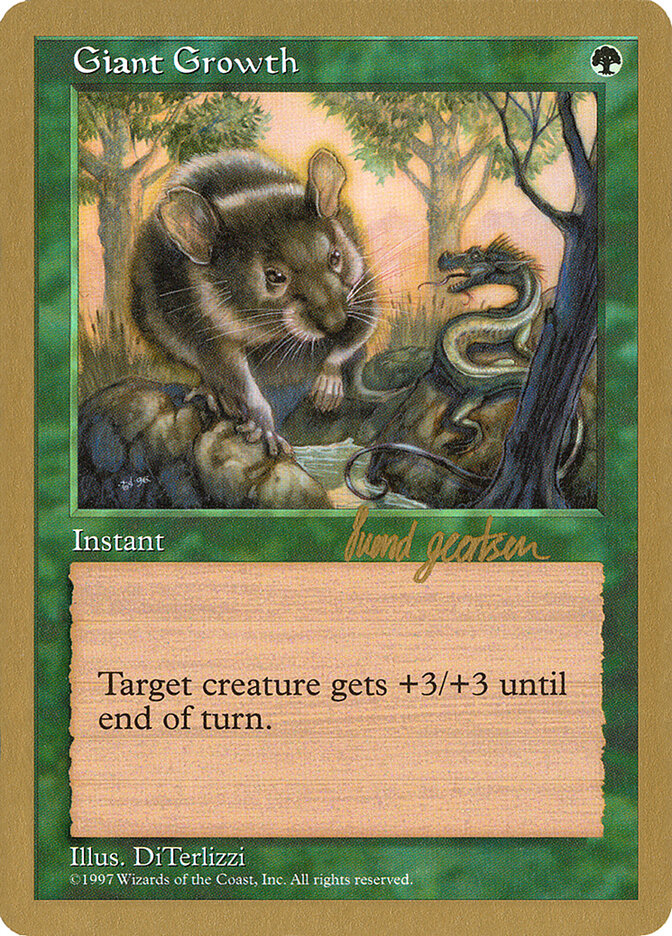 Giant Growth — World Championship Decks 1997 sg299/131