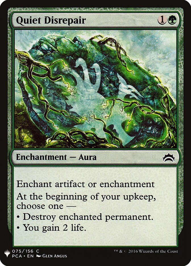 Quiet Disrepair — The List PCA-75/5581