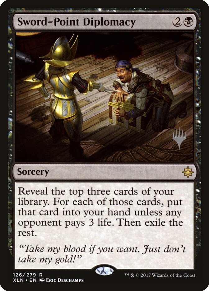 Sword-Point Diplomacy — Ixalan Promos 126p/120