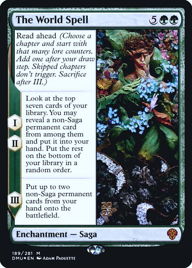 The World Spell — Dominaria United Promos 189s/161