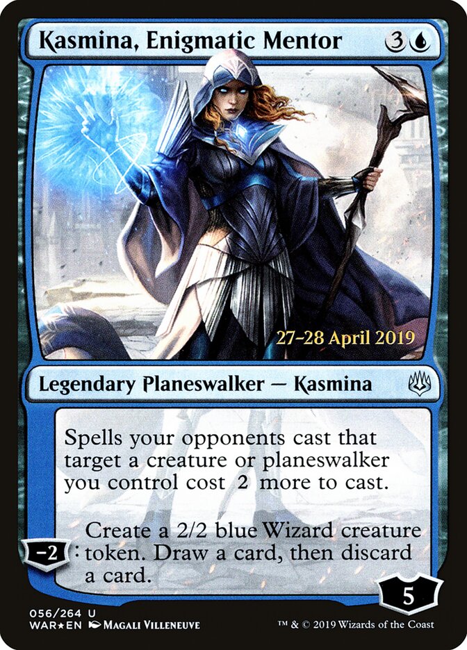 Kasmina, Enigmatic Mentor — War of the Spark Promos 56s/176