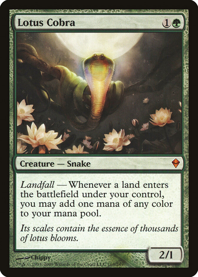 Cobra de lotus — Zendikar 168/269