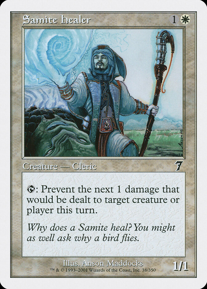 Samite Healer — Seventh Edition 38/708