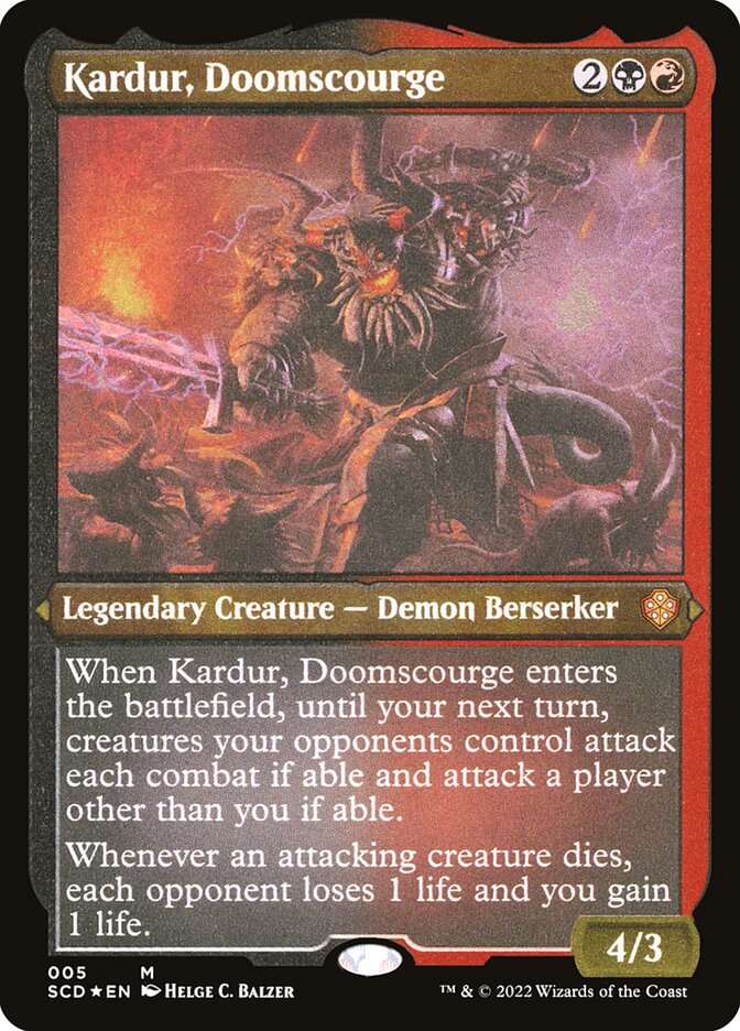 Kardur, Doomscourge — Starter Commander Decks 5/352