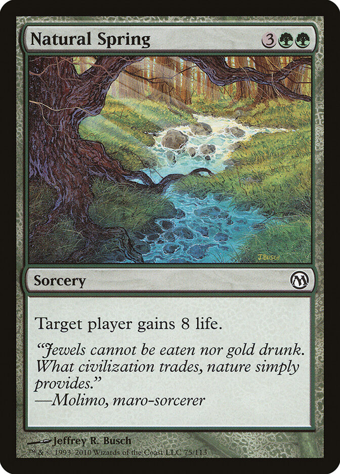 Natural Spring — Duels of the Planeswalkers 75/113