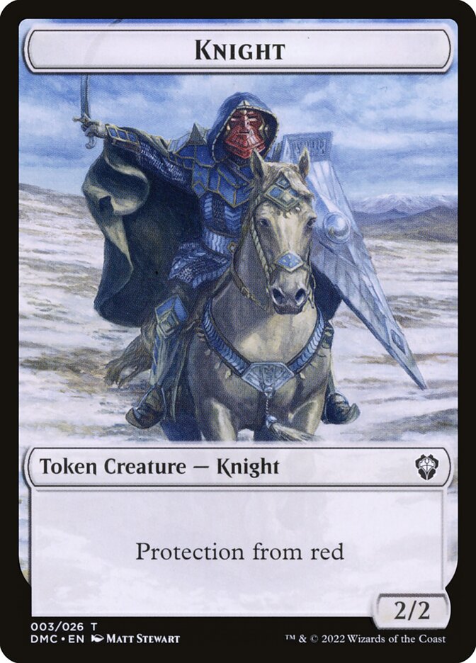 Knight — Dominaria United Tokens 3/26