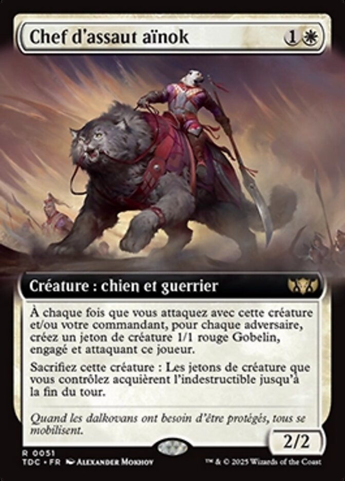 Chef d'assaut aïnok — Tarkir: Dragonstorm Commander 51/413