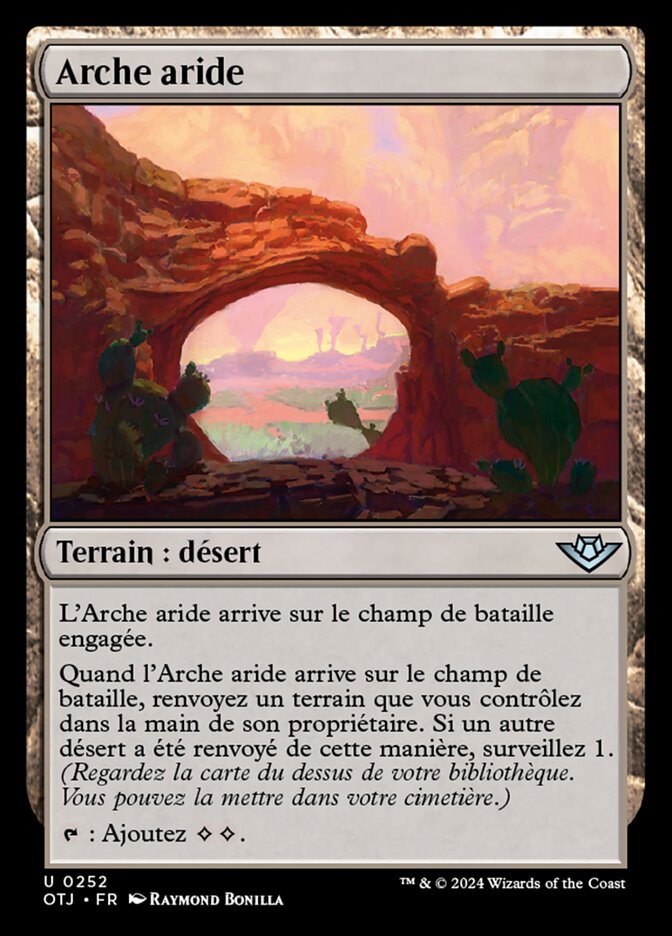 Arche aride — Outlaws of Thunder Junction 252/374