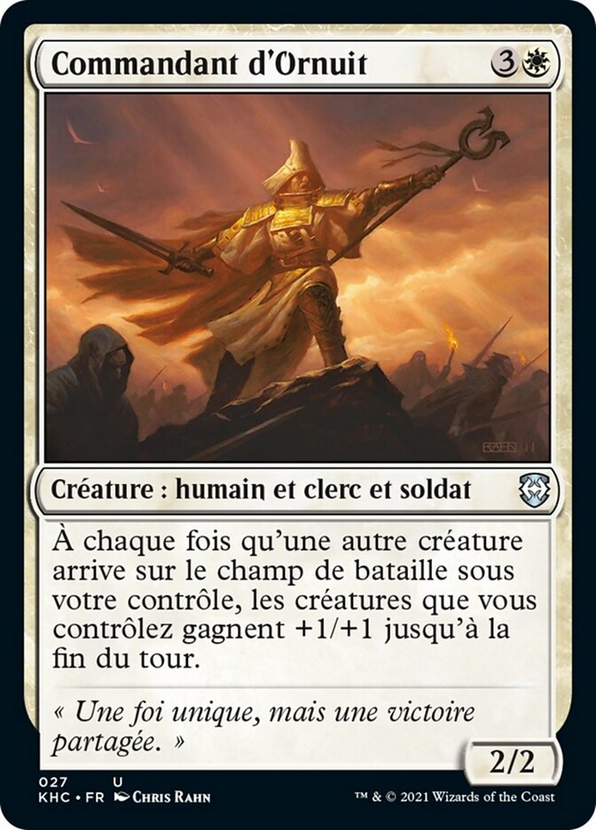 Commandant d'Ornuit — Kaldheim Commander 27/119