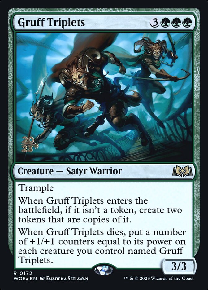 Gruff Triplets — Wilds of Eldraine Promos 172s/160