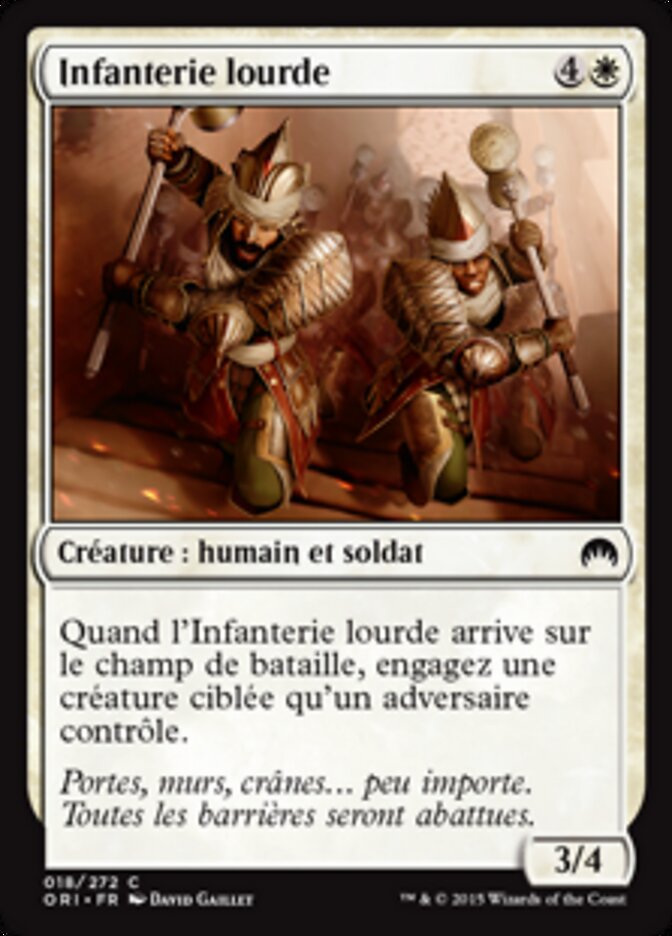 Infanterie lourde — Magic Origins 18/288