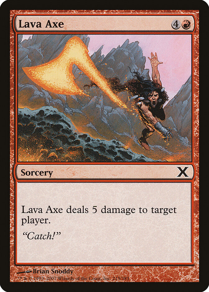 Hache de lave — Tenth Edition 215/510