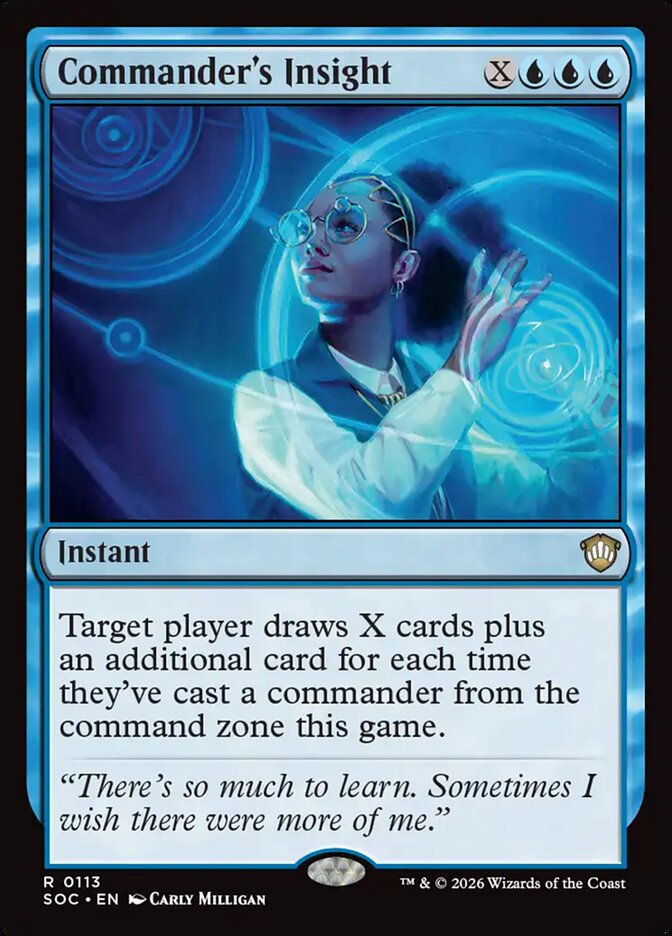 Commander's Insight — Secrets of Strixhaven Commander 113/426