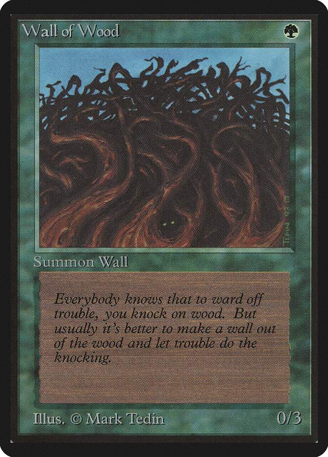 Wall of Wood — Limited Edition Beta 226/302